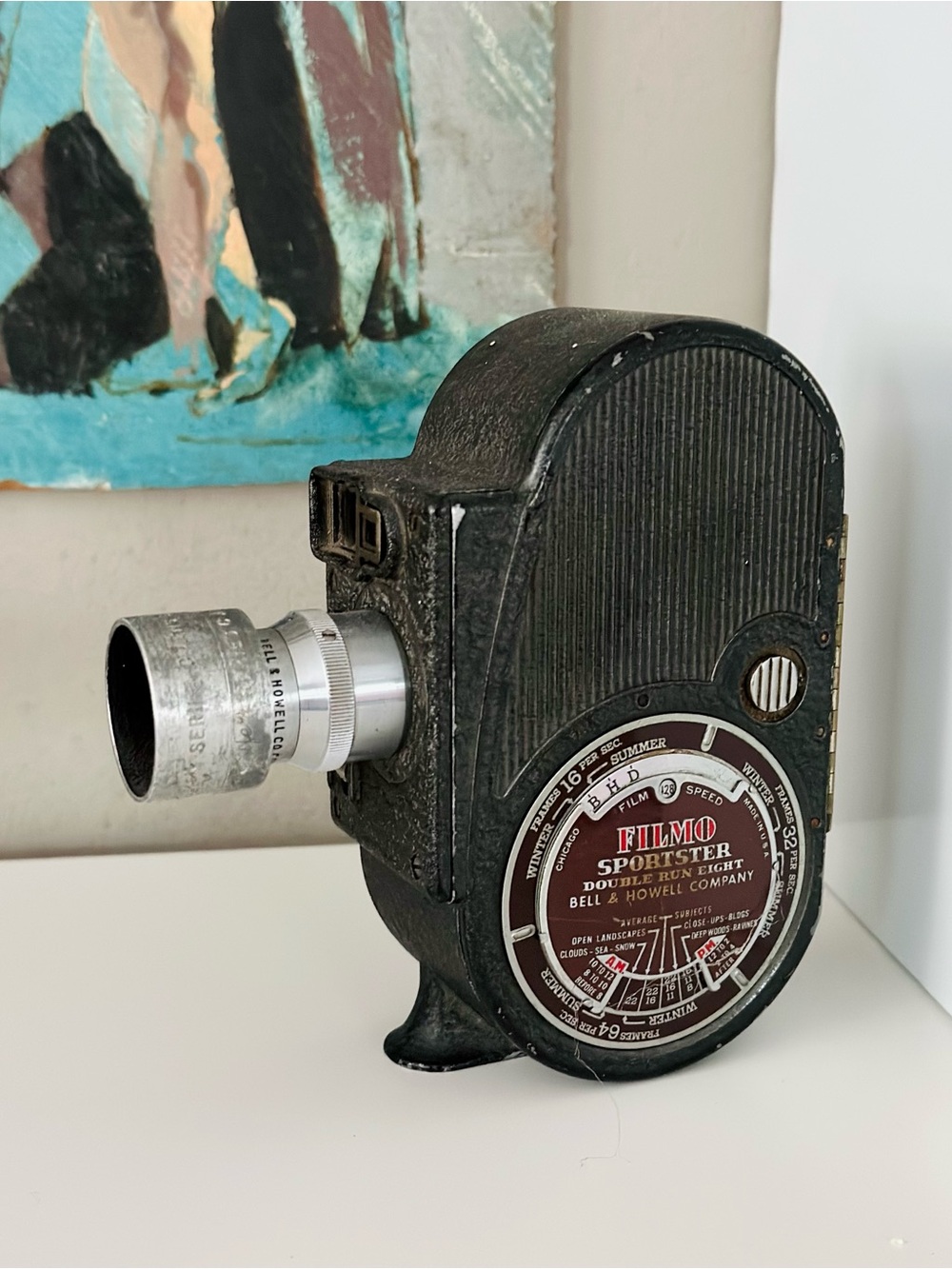 Vintage Filmo Sportster 8mm Movie Camera